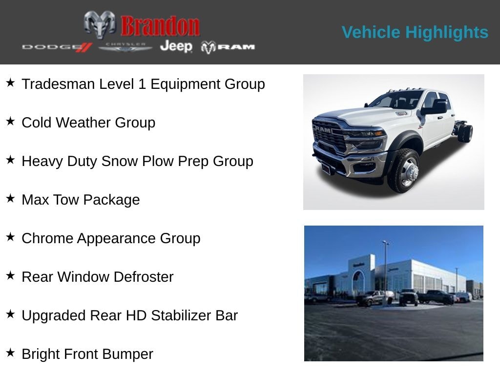 New 2026 Ram 5500 Chassis Cab Tradesman/Big Horn Pickup