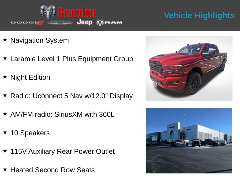 New 2026 Ram 2500 Laramie Pickup