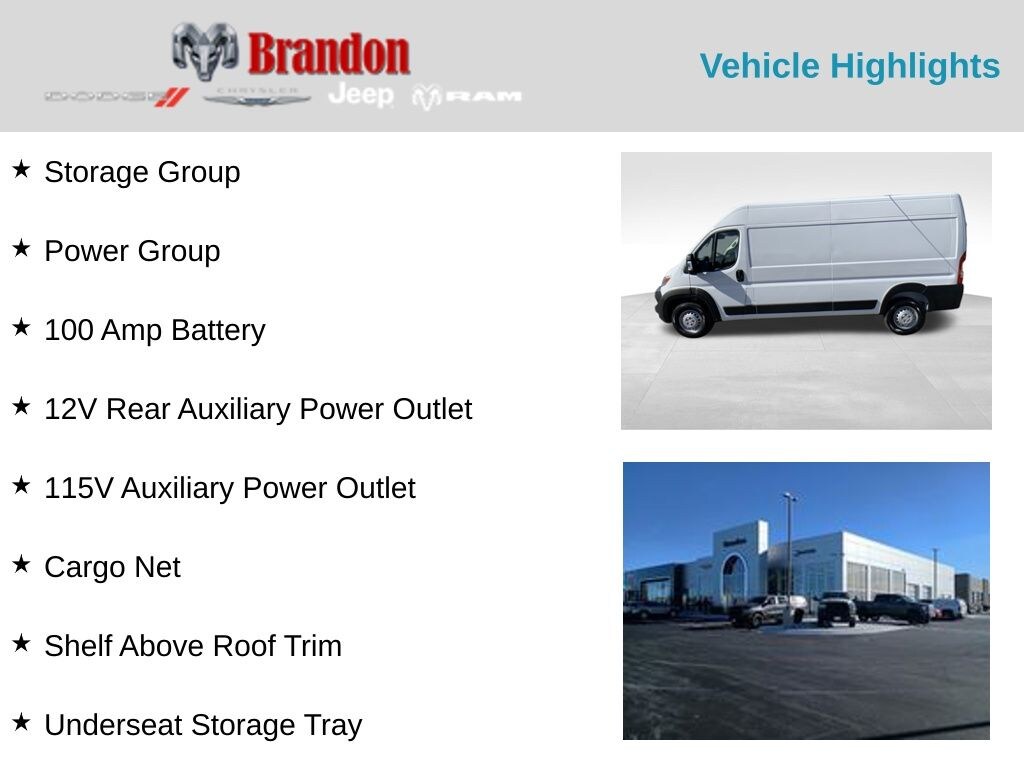 New 2026 Ram ProMaster 2500 High Roof Cargo Van