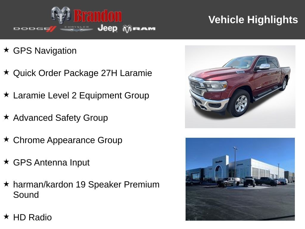 Used 2019 Ram 1500 Laramie Truck