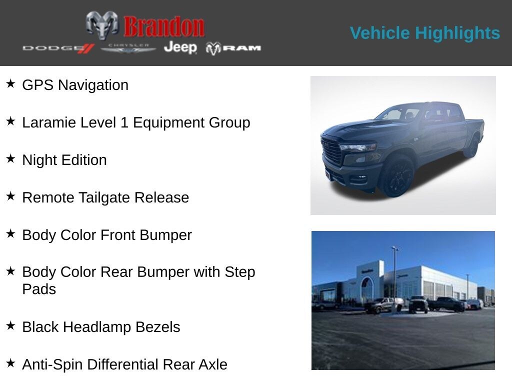 New 2026 Ram 1500 Laramie Pickup