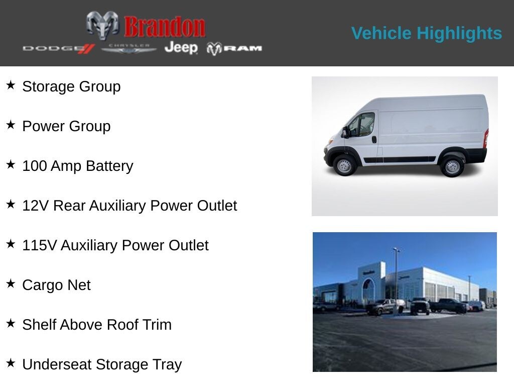 New 2026 Ram ProMaster 2500 High Roof Cargo Van