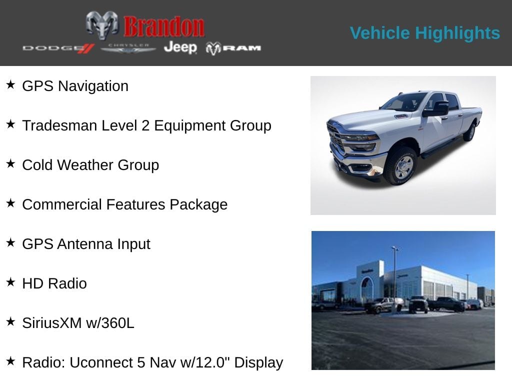 New 2026 Ram 2500 Tradesman Pickup