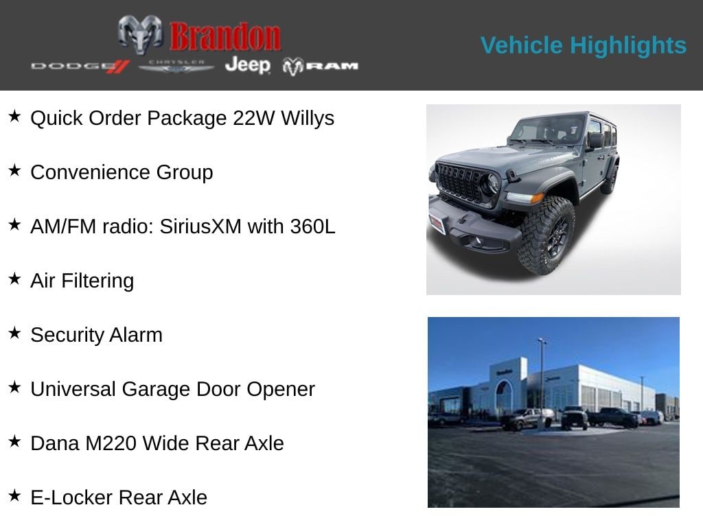 New 2026 Jeep Wrangler Sport Sport Utility