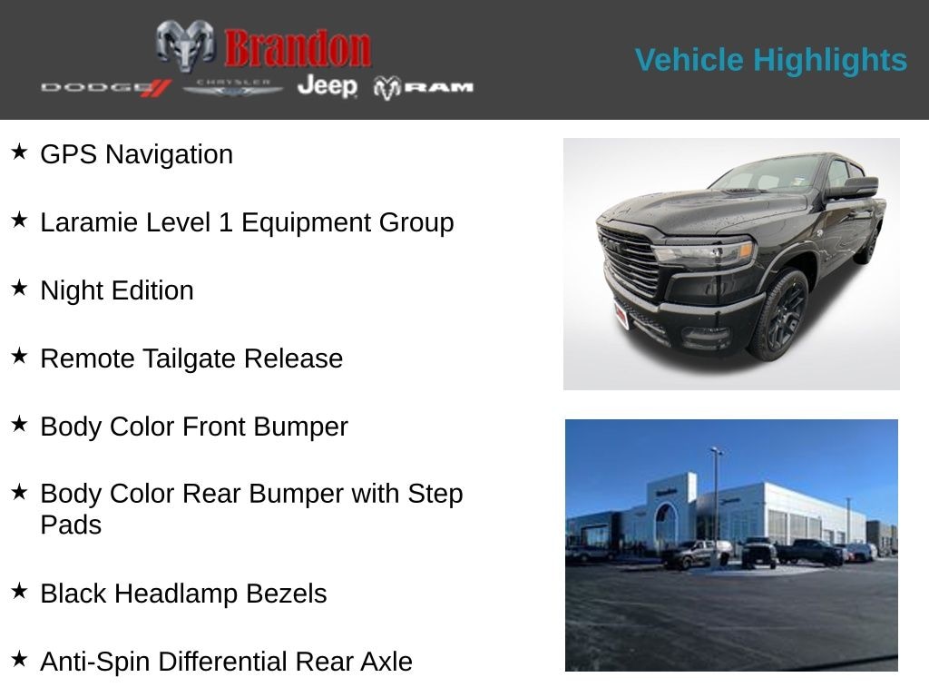 New 2026 Ram 1500 Laramie Pickup