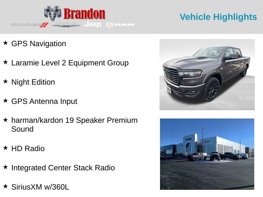 New 2026 Ram 1500 Laramie Pickup