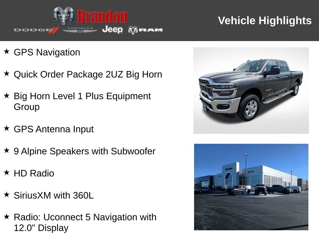 Used 2026 Ram 2500 Big Horn Truck