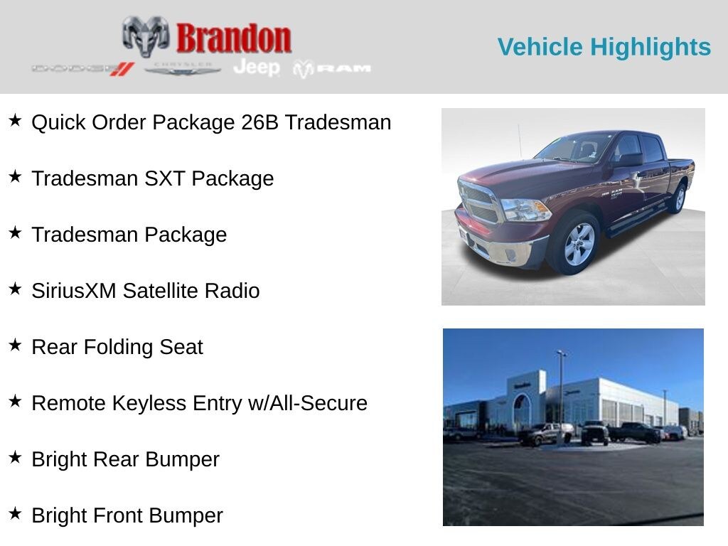 Used 2024 Ram 1500 Classic Tradesman Truck