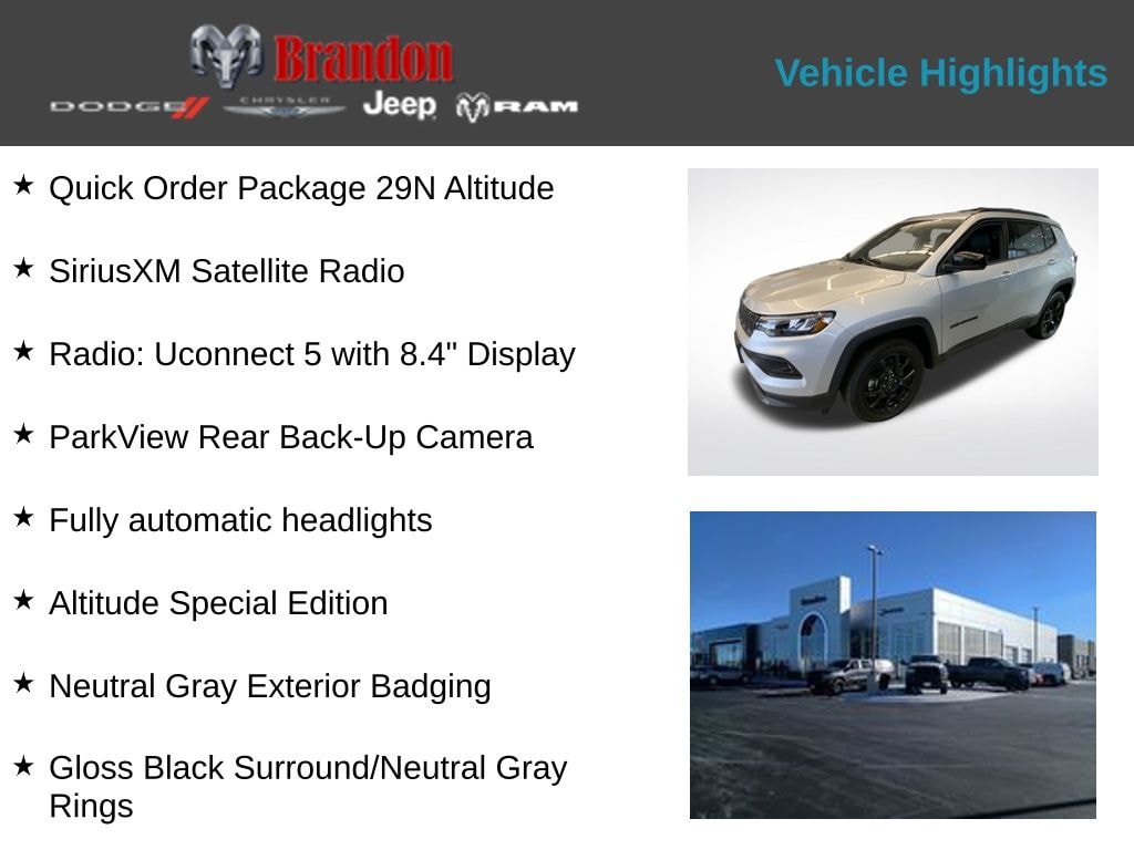 New 2026 Jeep Compass Latitude Sport Utility