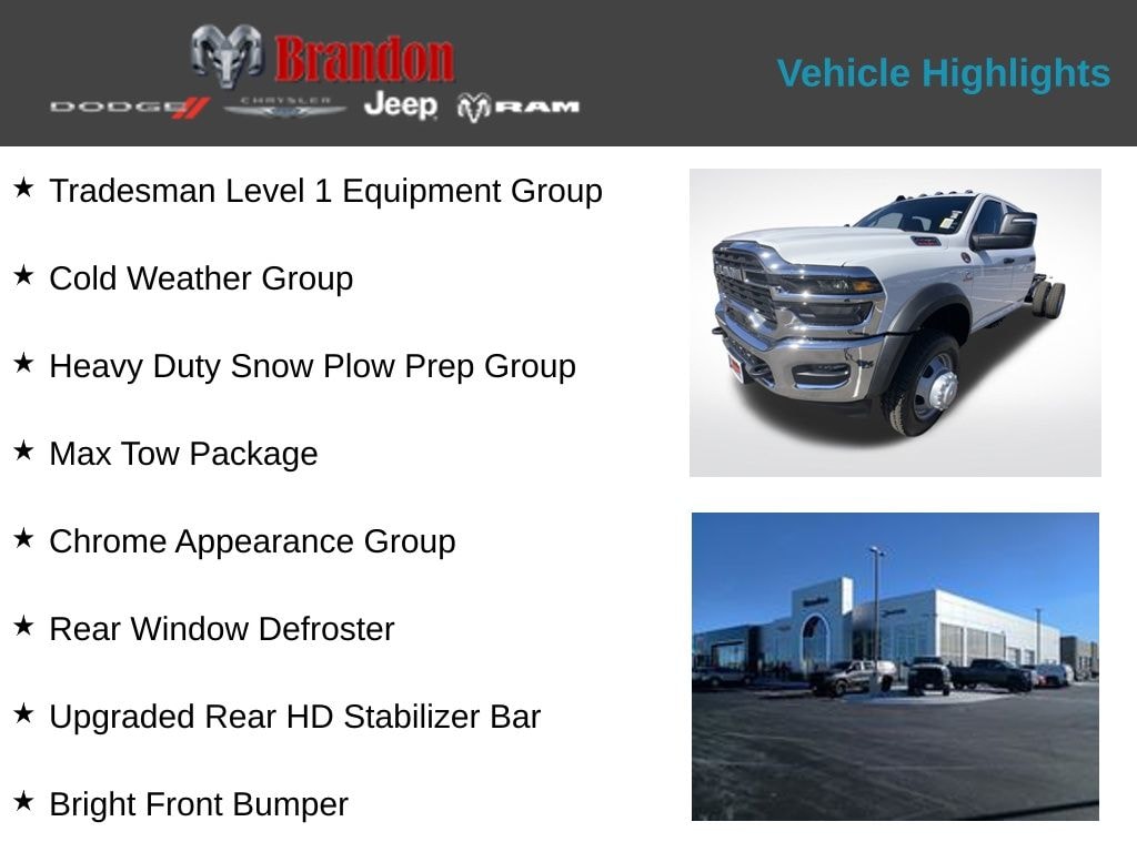 New 2026 Ram 5500 Chassis Cab Tradesman/Big Horn Pickup