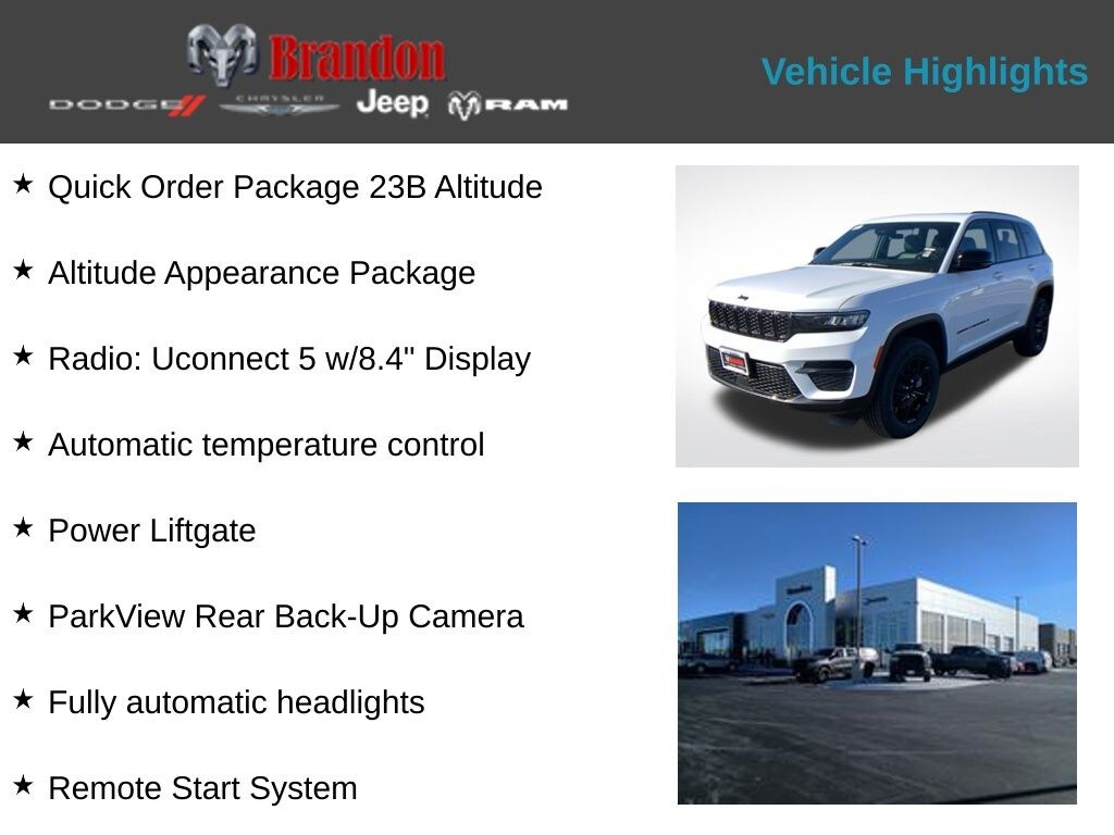 New 2025 Jeep Grand Cherokee Laredo Sport Utility