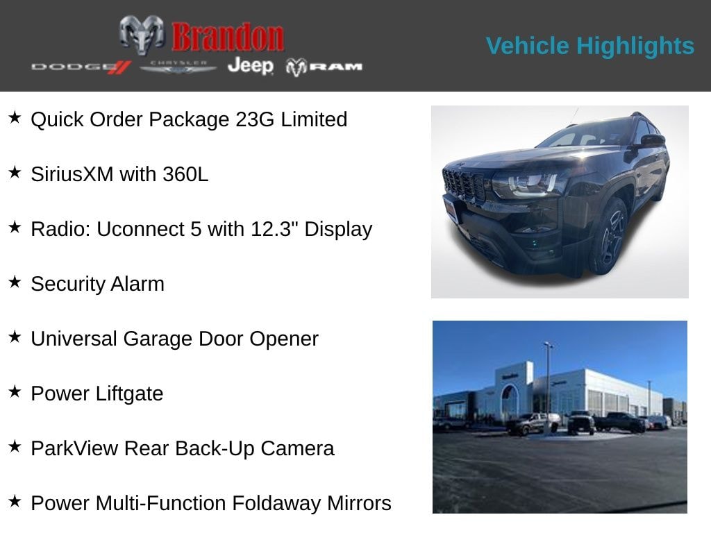 New 2026 Jeep Cherokee Laredo/Limited Sport Utility