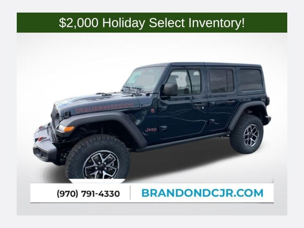 New 2025 Jeep Wrangler Rubicon Sport Utility