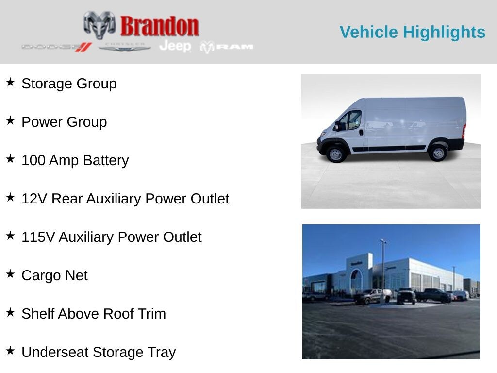 New 2026 Ram Promaster 2500 High Roof Cargo Van