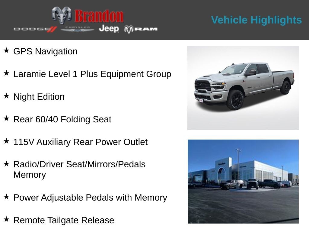 New 2026 Ram 3500 Laramie Truck