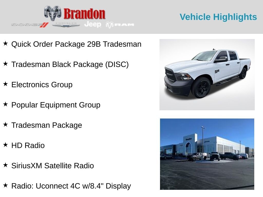 Used 2021 Ram 1500 Classic Tradesman Truck