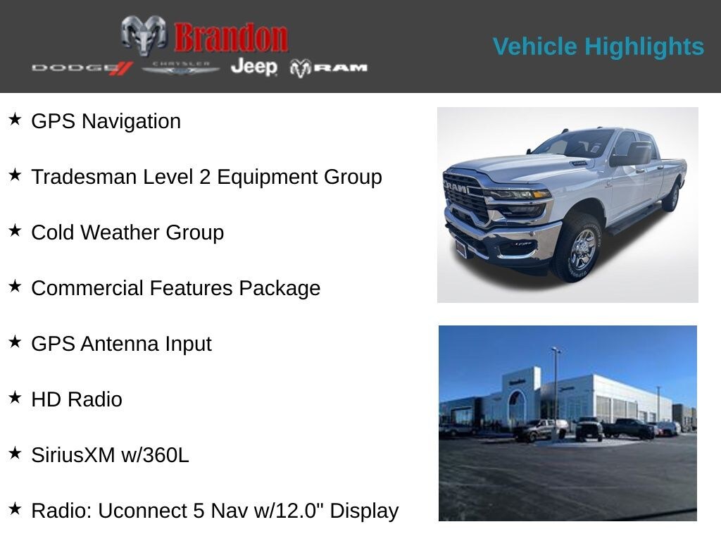 New 2026 Ram 2500 Tradesman Truck