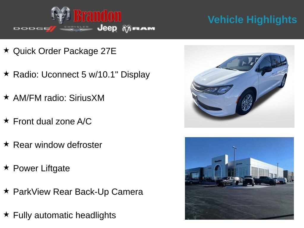 New 2026 Chrysler Voyager LX Minivan/Van