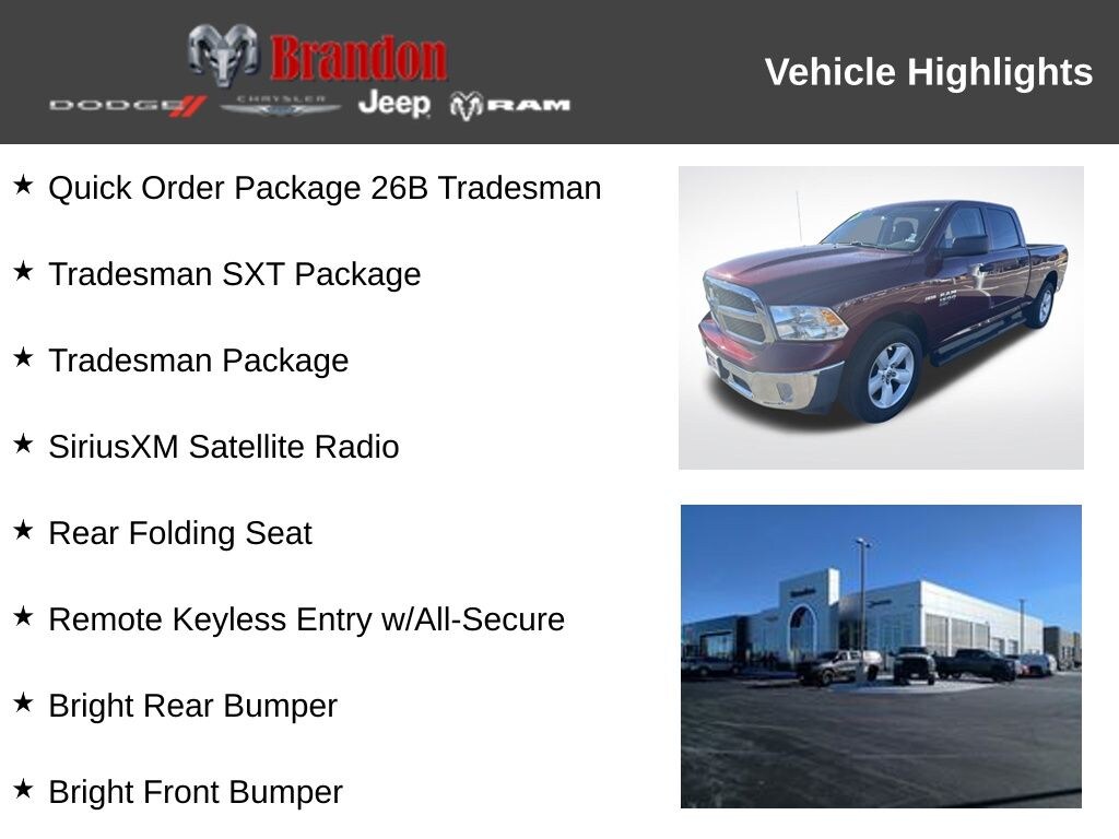 Certified 2024 Ram 1500 Classic Tradesman Truck