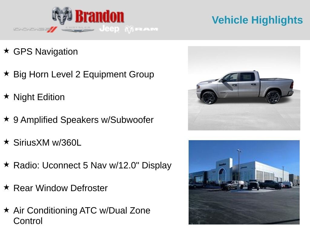 New 2026 Ram 1500 Big Horn/Lone Star Truck