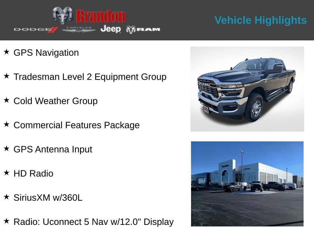 New 2026 Ram 2500 Tradesman Truck