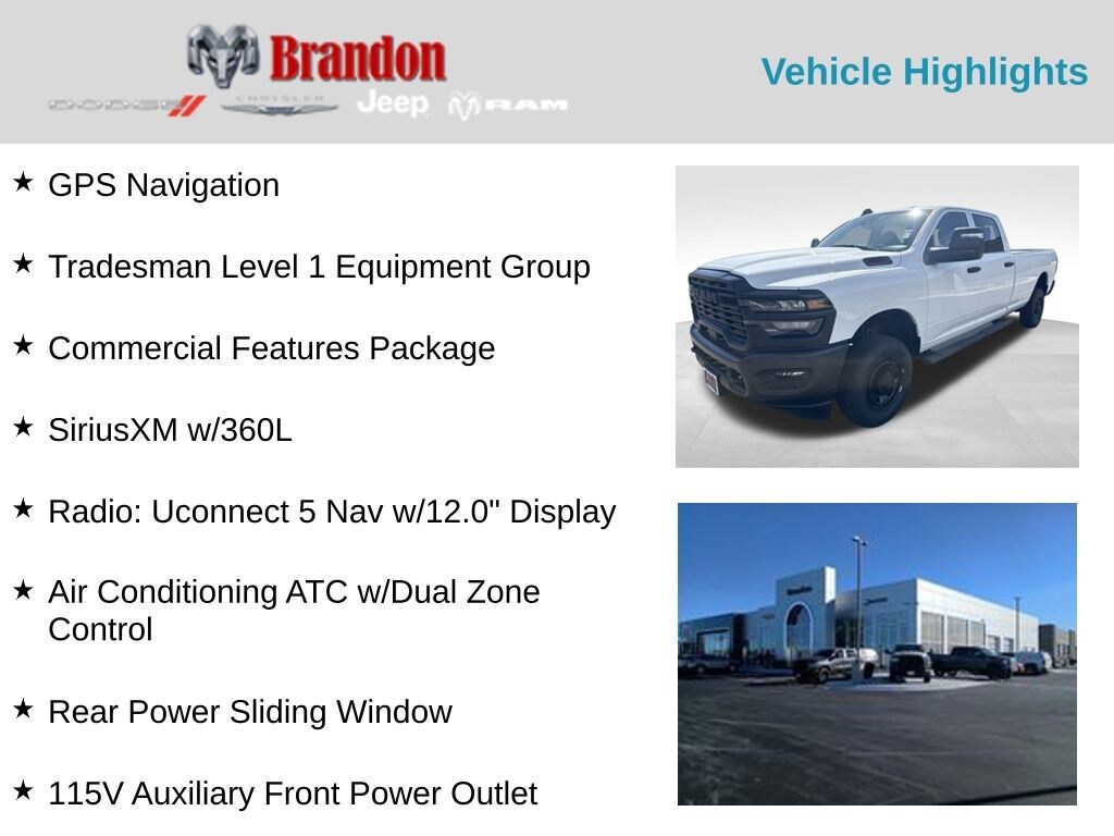 New 2026 Ram 2500 Tradesman Truck