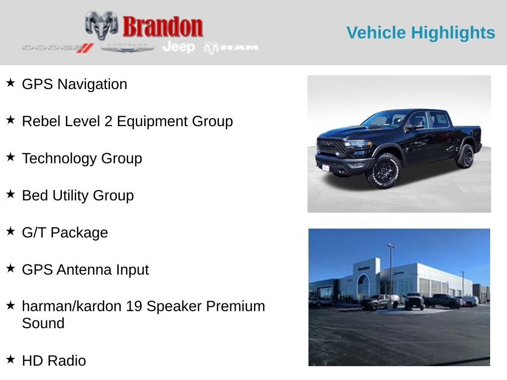 New 2026 Ram 1500 Rebel Truck