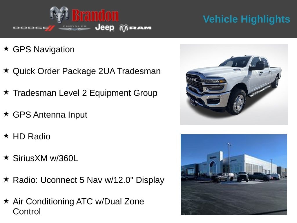 New 2026 Ram 2500 Tradesman Truck