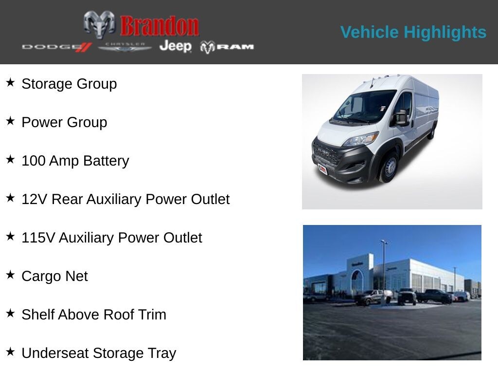 New 2026 Ram Promaster 2500 High Roof Cargo Van