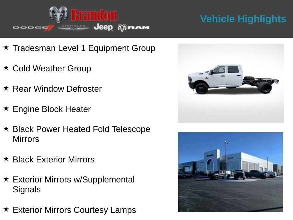 New 2026 Ram 3500 Tradesman Cab/Chassis