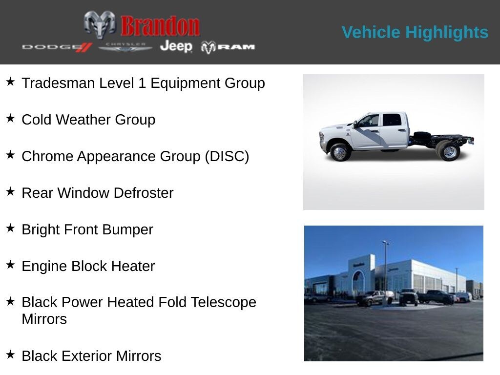 New 2026 Ram 3500 Tradesman Cab/Chassis