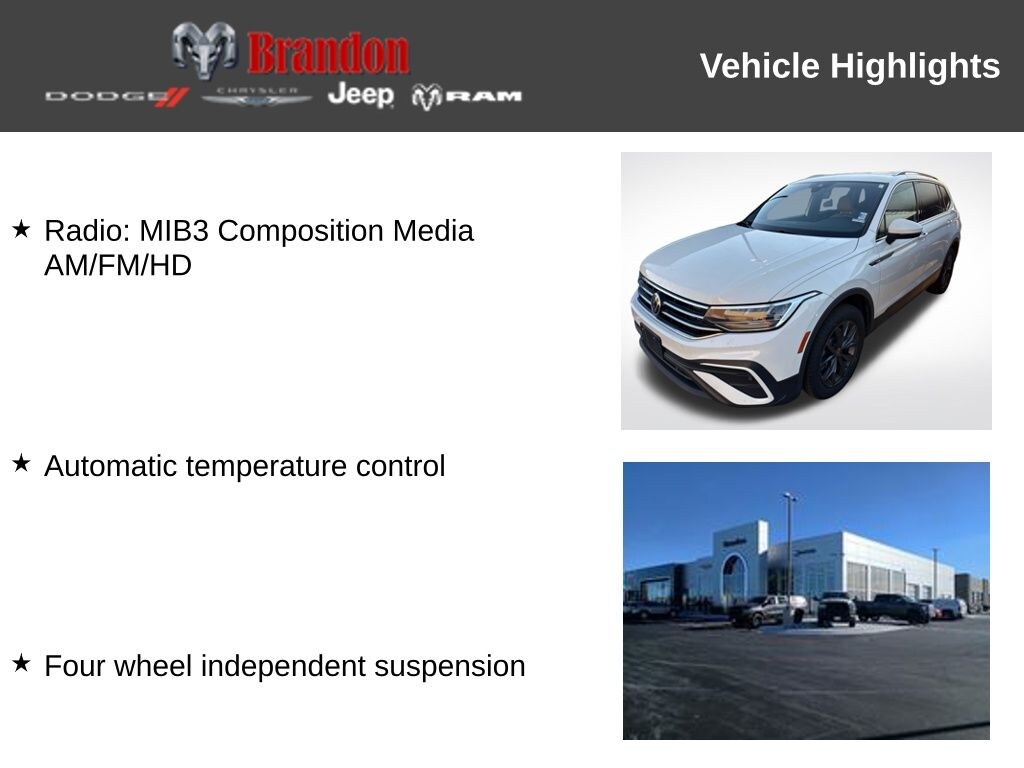 Certified 2024 Volkswagen Tiguan 2.0T SE SUV