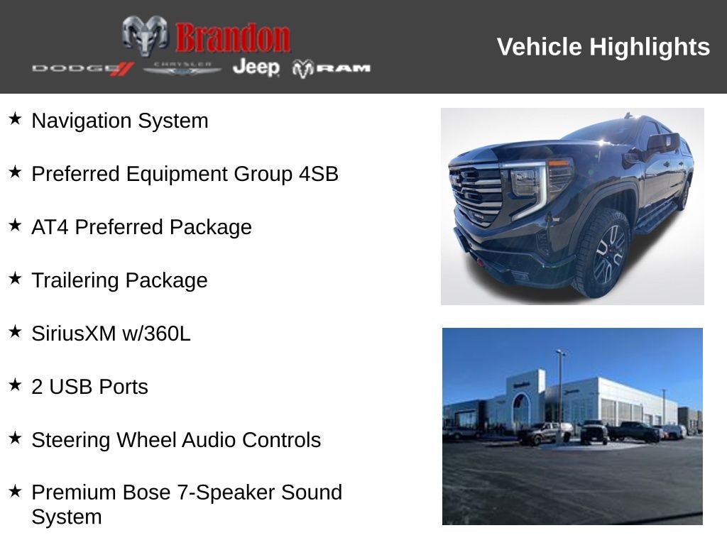 Certified 2023 GMC Sierra 1500 AT4 Truck