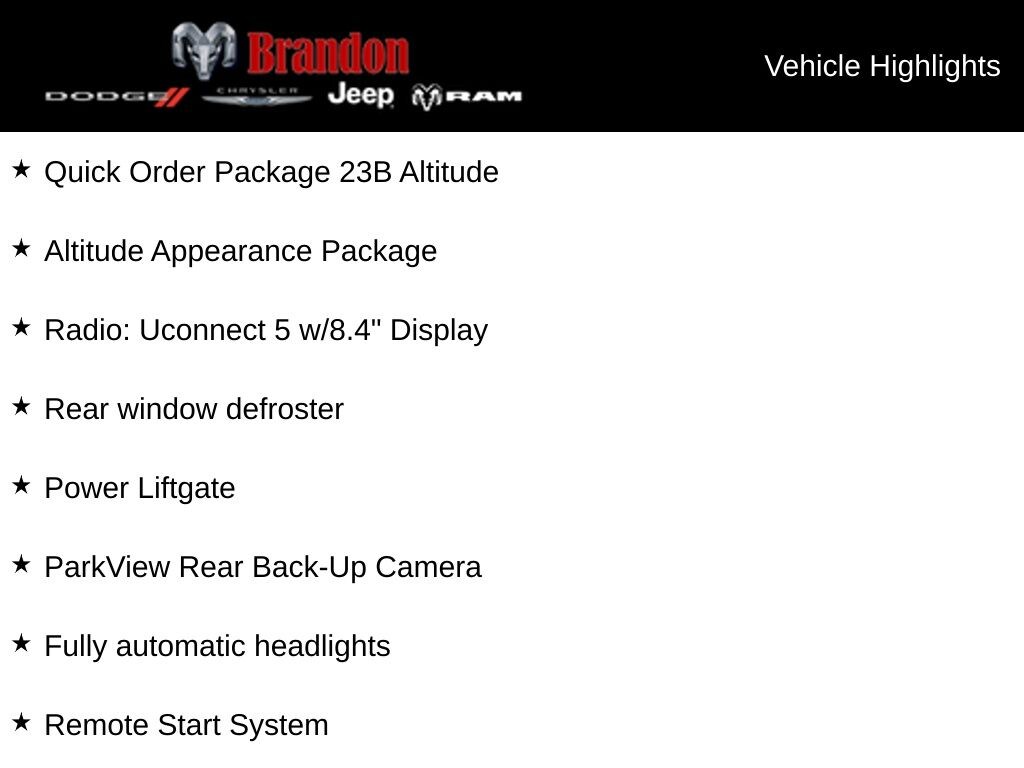 New 2025 Jeep Grand Cherokee Altitude SUV