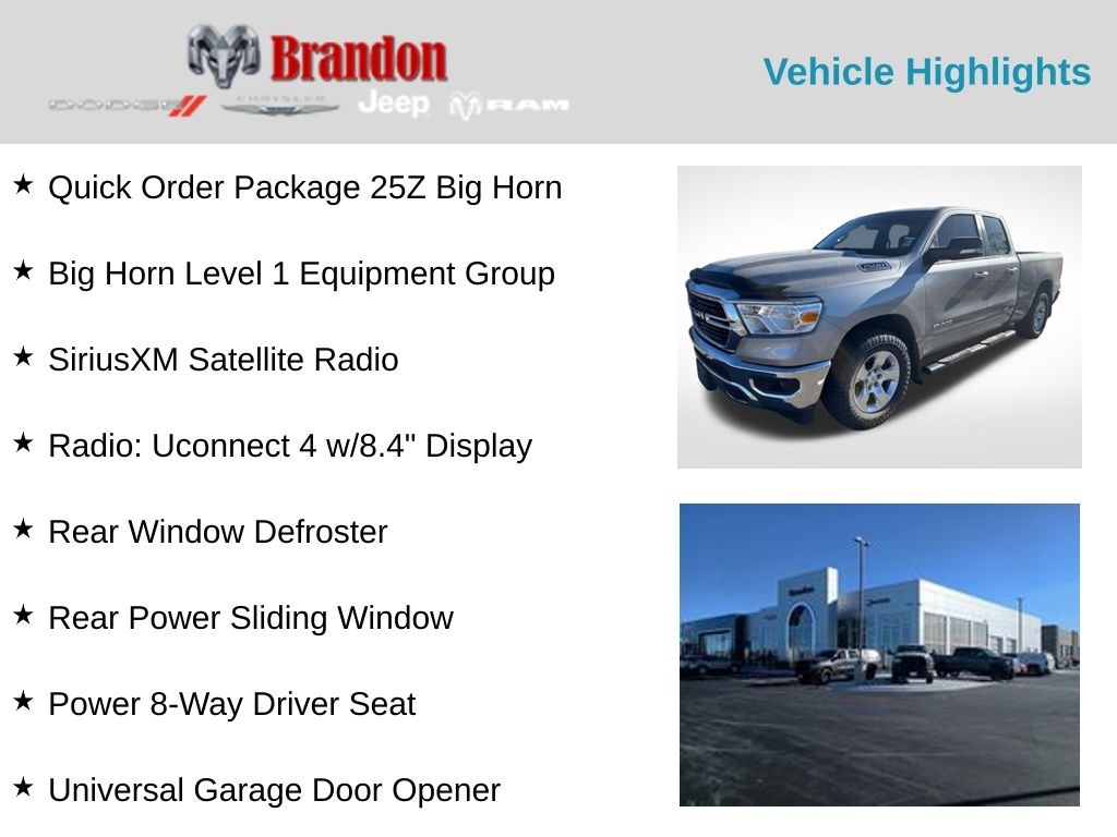Certified 2020 Ram 1500 Big Horn/Lone Star Truck