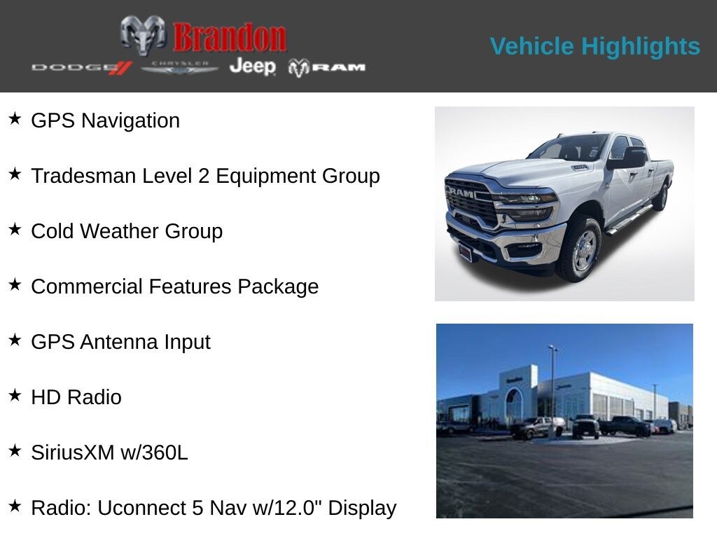 New 2026 Ram 2500 Tradesman Truck
