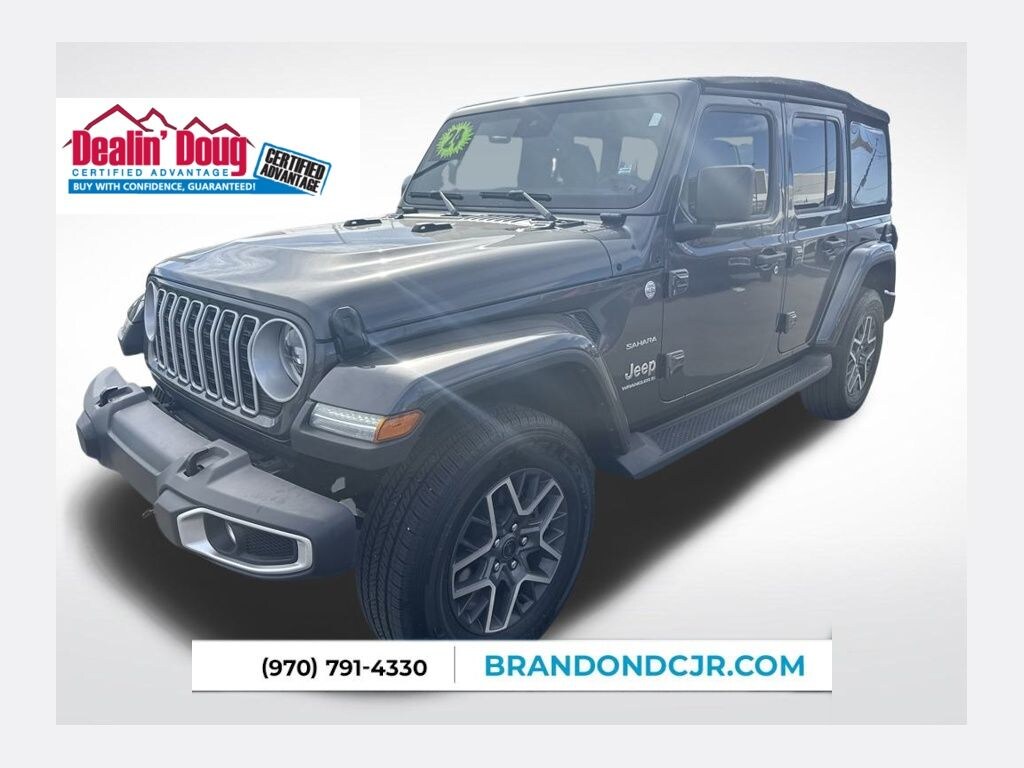 Certified 2024 Jeep Wrangler Sahara SUV