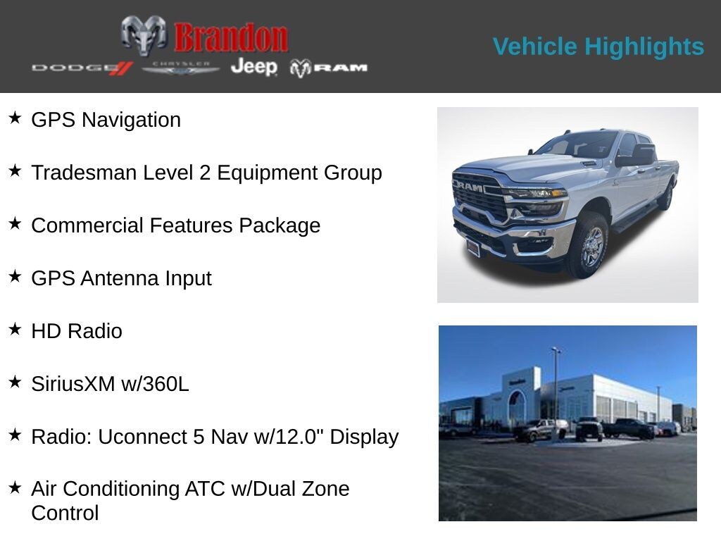 New 2026 Ram 2500 Tradesman Truck