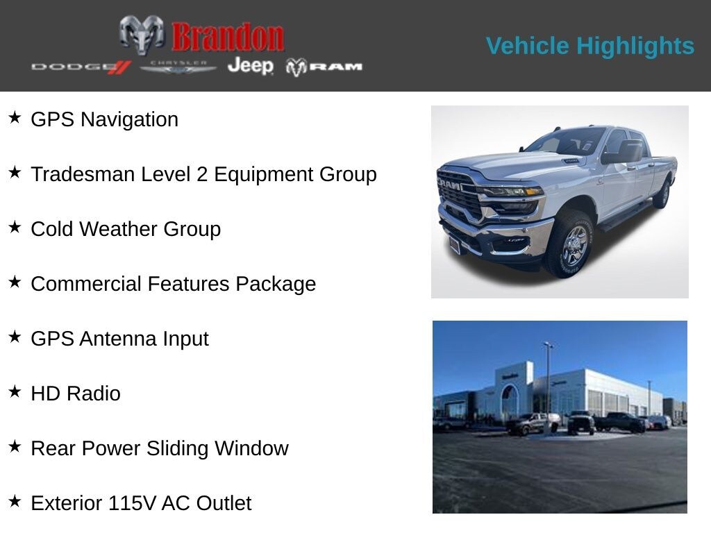 New 2026 Ram 2500 Tradesman Truck
