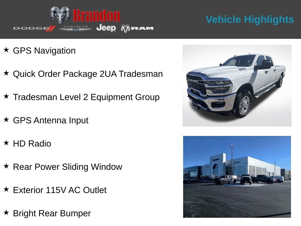 New 2026 Ram 2500 Tradesman Truck