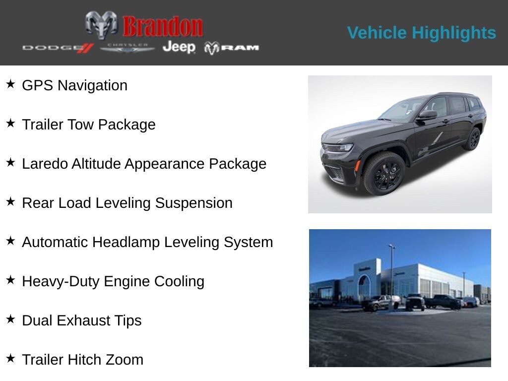 New 2026 Jeep Grand Cherokee L Laredo SUV