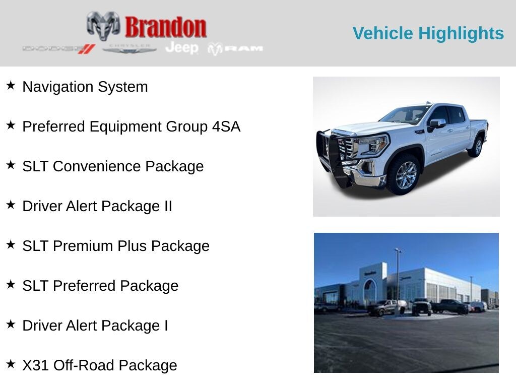 Used 2019 GMC Sierra 1500 SLT Truck