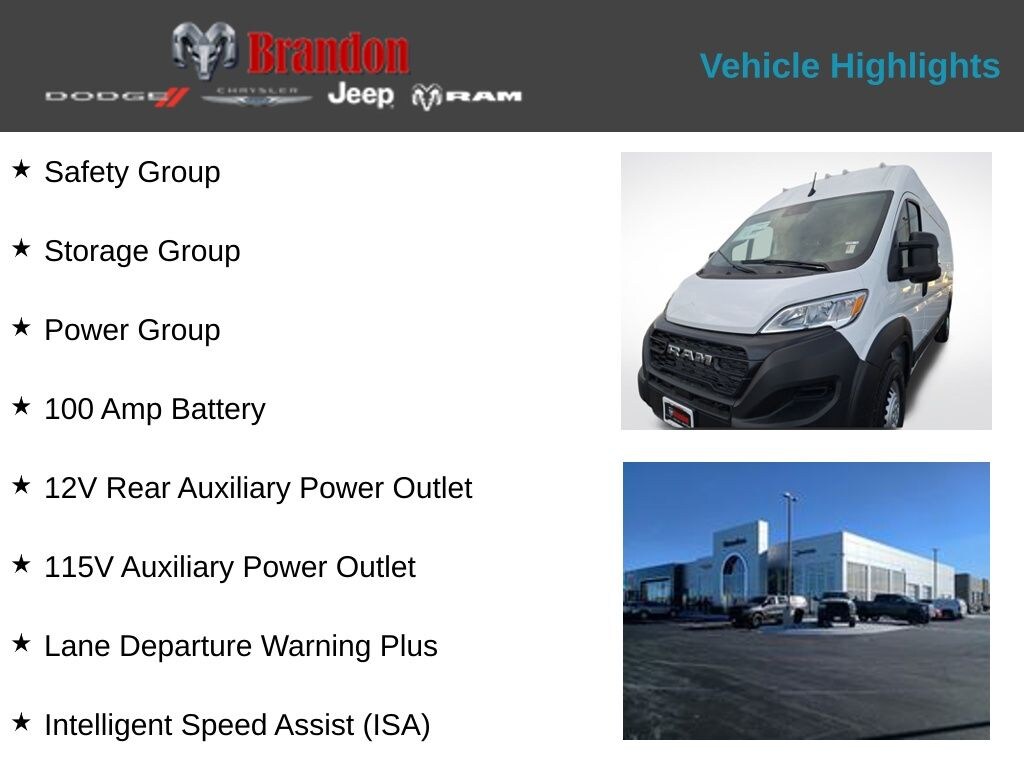 New 2026 Ram Promaster 2500 High Roof Cargo Van