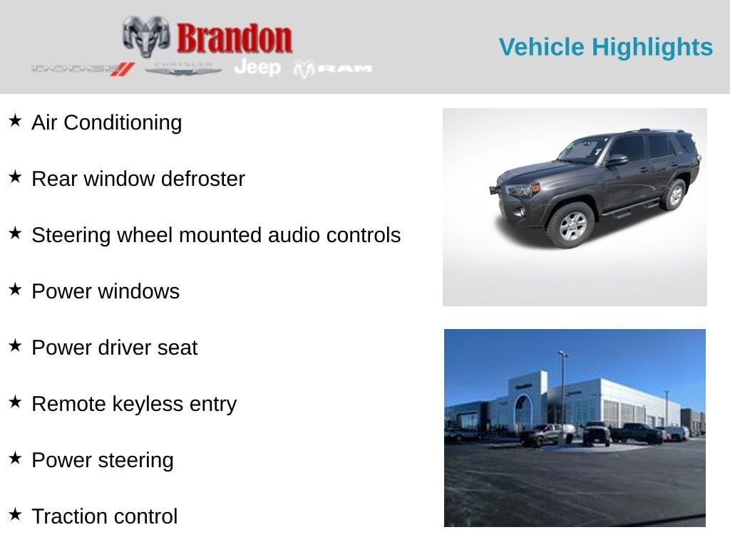 Certified 2019 Toyota 4Runner SR5 SUV