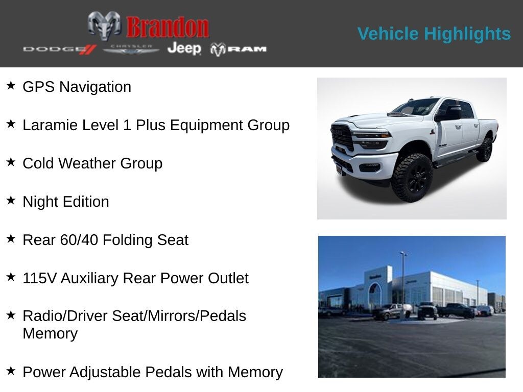 New 2026 Ram 2500 Laramie Truck