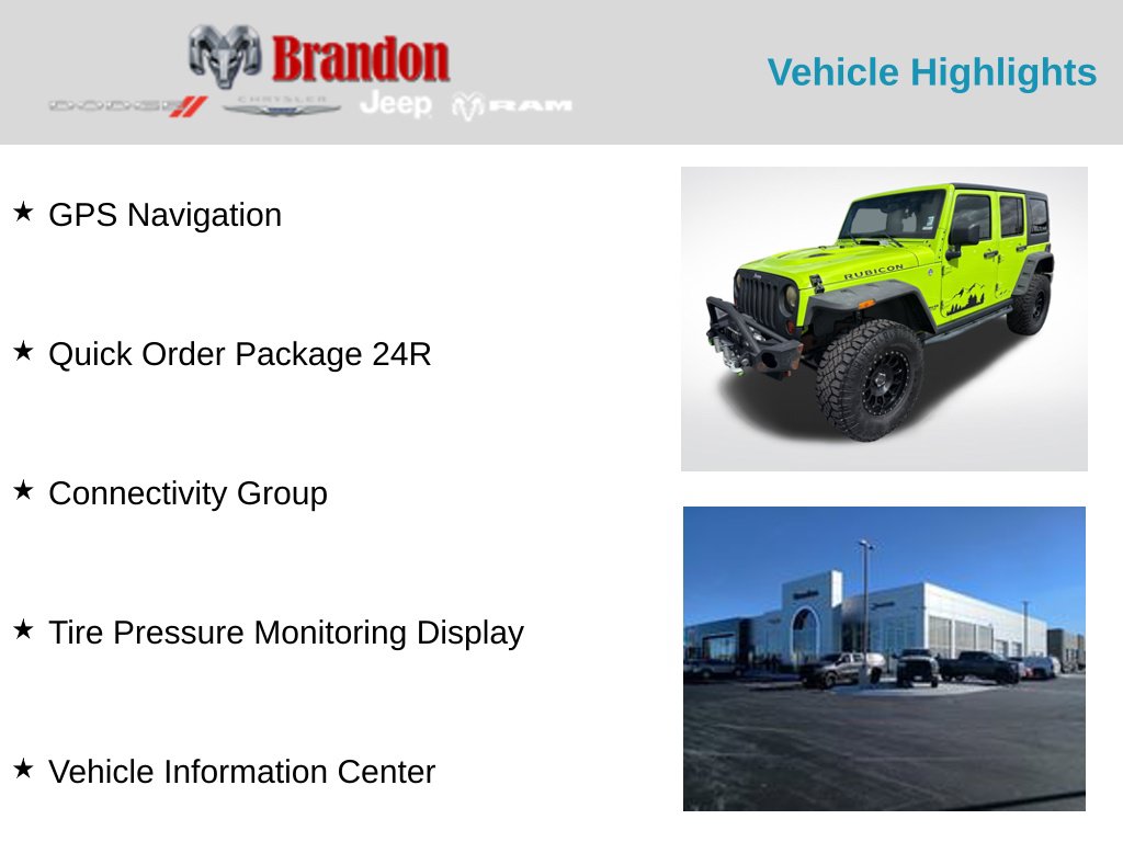 Used 2013 Jeep Wrangler Unlimited Rubicon SUV