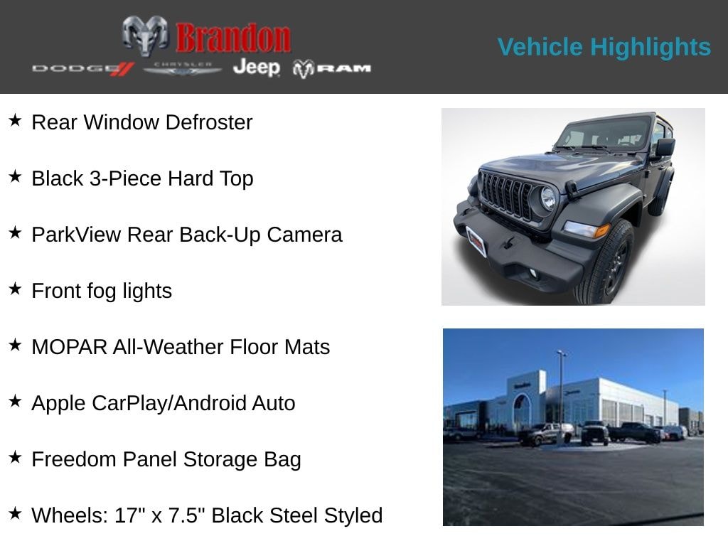 New 2026 Jeep Wrangler Sport SUV