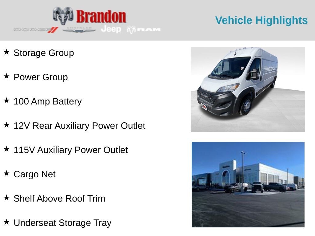New 2026 Ram Promaster 2500 High Roof Cargo Van