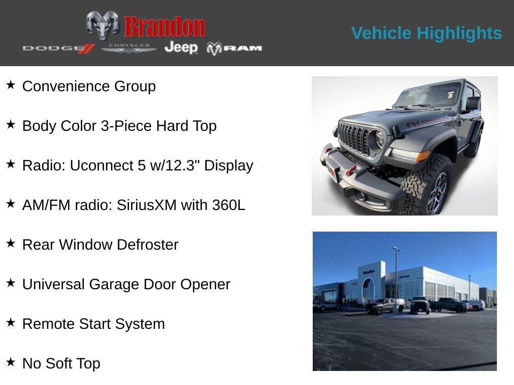 New 2026 Jeep Wrangler Rubicon SUV