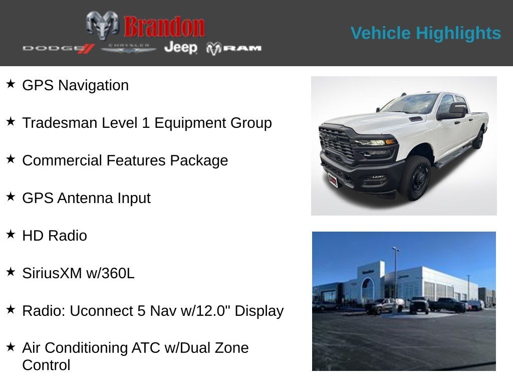 New 2026 Ram 2500 Tradesman Truck